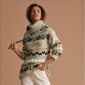 ANTHROPOLOGIE BNWT gorgeous turtleneck sweater